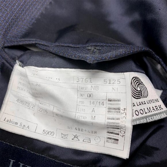 LUBIAM Italian Superfine Wool Blazer - Picture 6 of 7